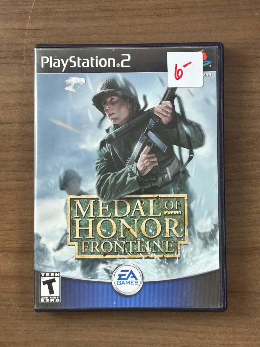 Medal of Honor Frontline Sony PlayStation 2 PS2 NTSC Disc Case Manual EA Games